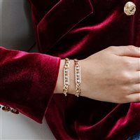 Pulsera Rue des Mille Mujer REBELLE in Plata Zirconia BRZ-008 GRU AU - BRZ-008 GRU AU